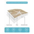 thumbnail image 5 of Quilts Full Size Bedding Set, Light Brown Starfish Coastal Lightweight Quilted Comforter, Summer Beach Nautical Ocean Vintage Soft Bedspread Coverlet with Pillow Covers for All Season, 78" x 90", 5 of 7