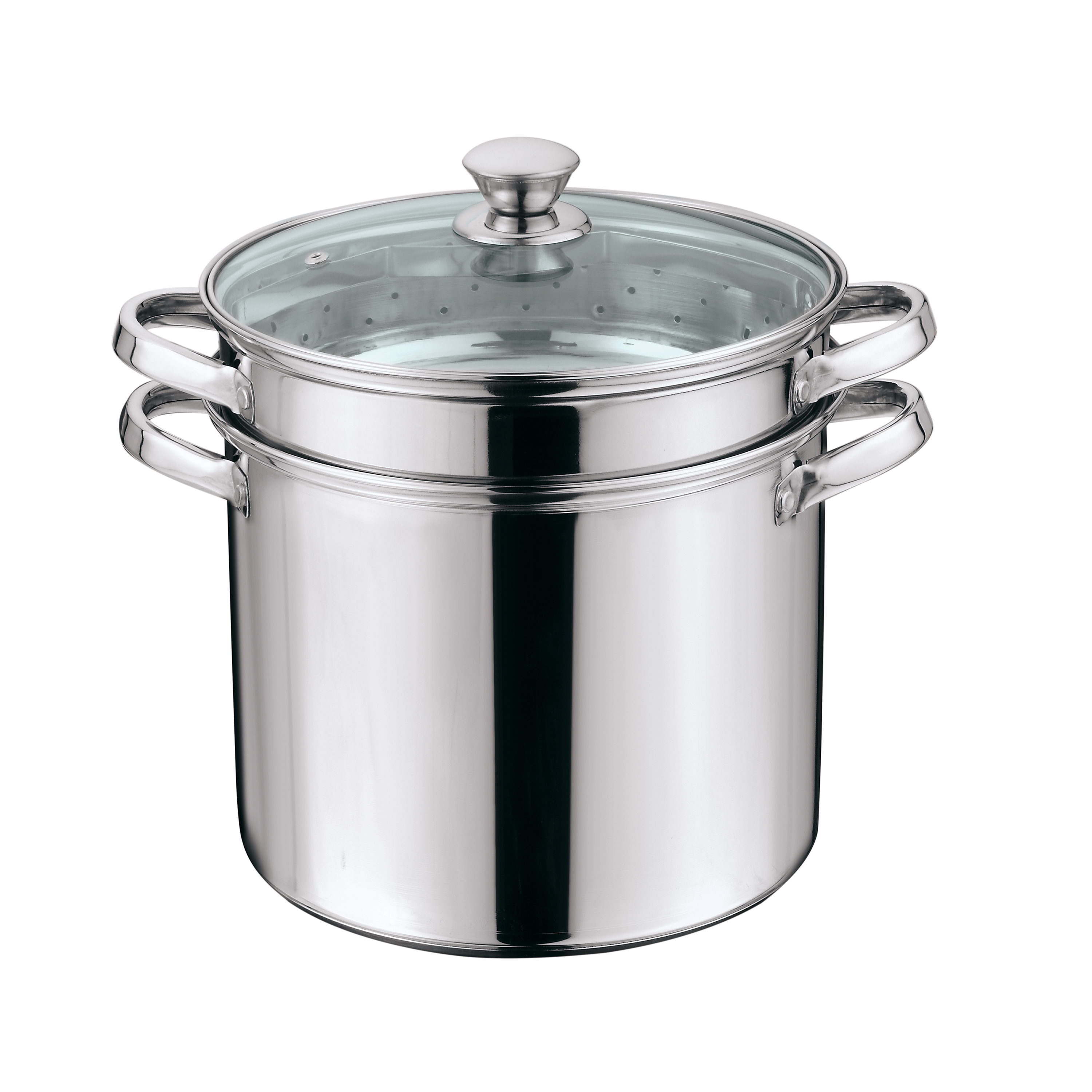 Mainstays Stainless Steel 8 Quart Multi-Cooker Stock pot with Lid - image 6 of 6