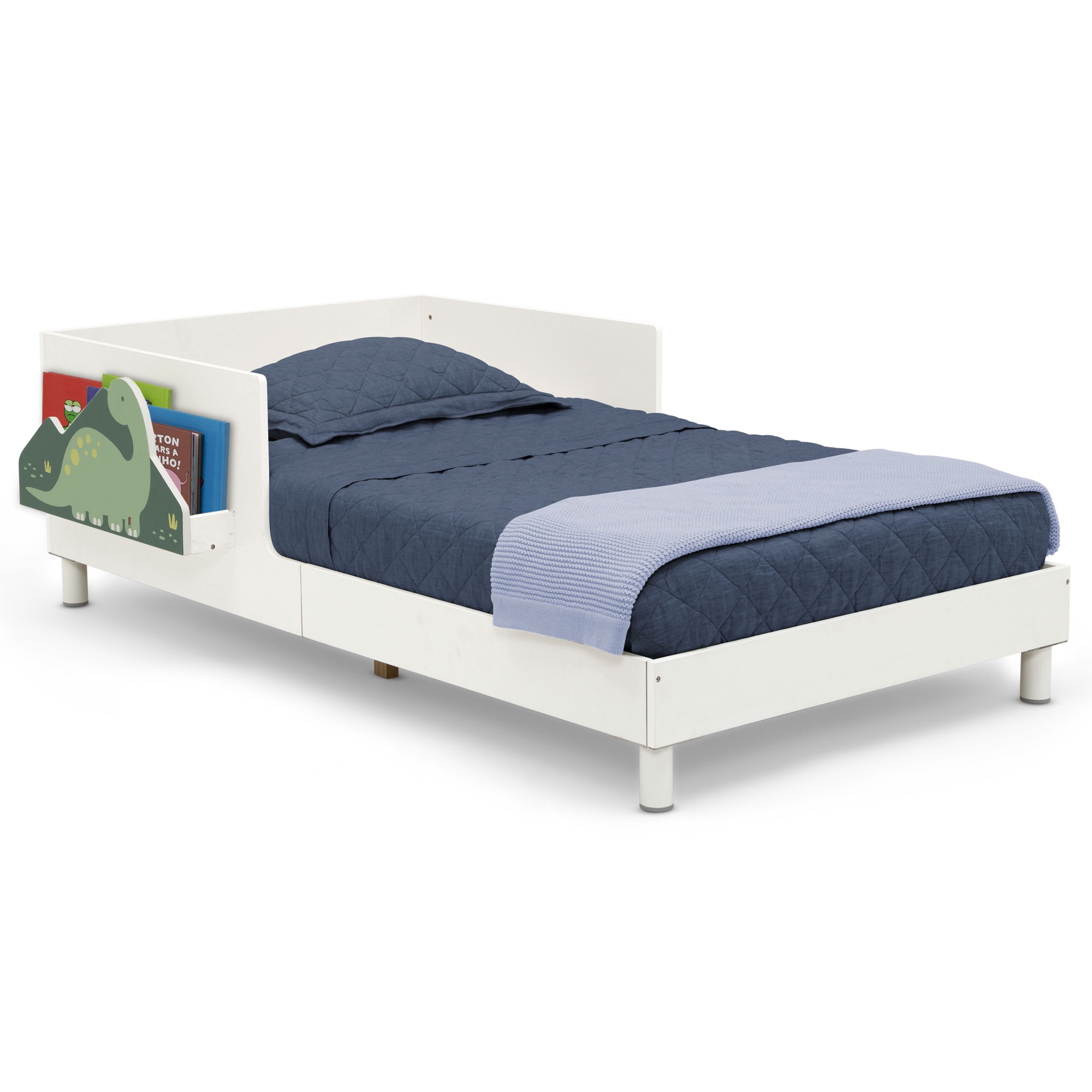 Delta Children Sleep N Store Toddler Bed, White photo 8
