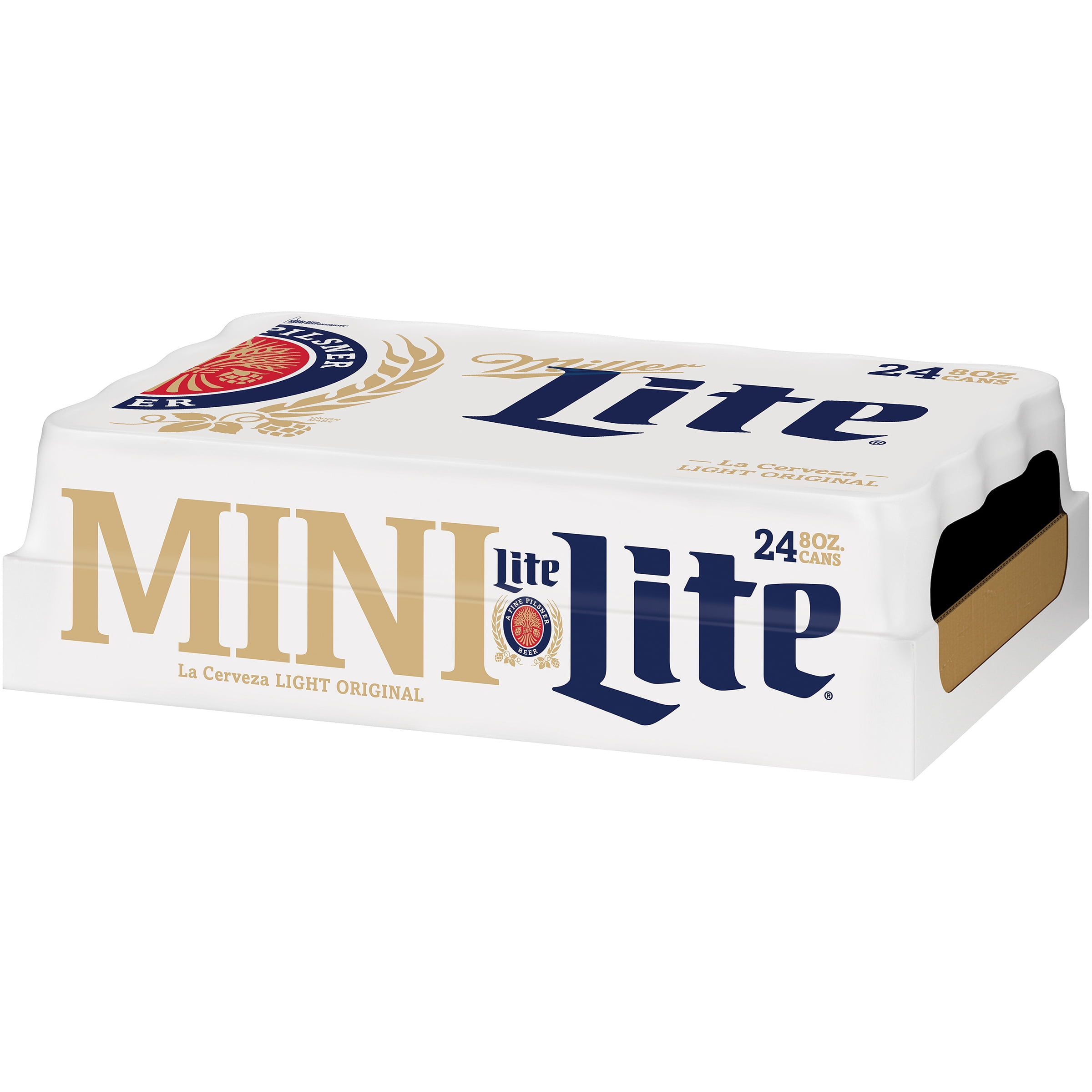 Miller Lite American Light Lager Beer, 24 Pack, 8 fl. oz. Cans, 4.2% ABV