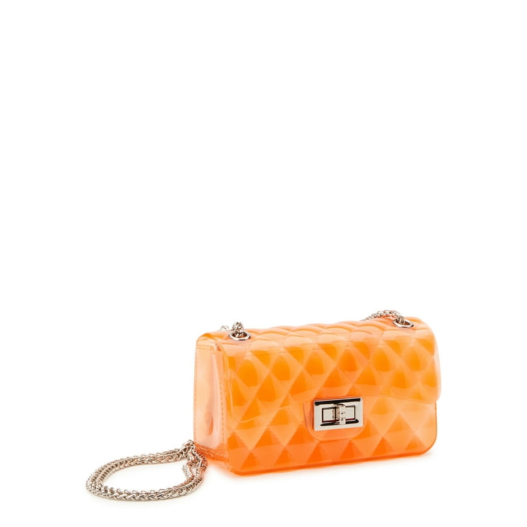 Orange jelly purse sale