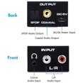 thumbnail image 4 of Analog to Digital Audio Converter, R/L RCA 3.5mm AUX to Digital Coaxial Toslink Optical Audio Adapter with Optical Cable, Coaxial Cable, 4 of 4