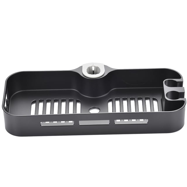 Estante De Ducha Abs Multifunción Baño Ducha Caddy Rack Organizador De Almacenamiento De Ducha Sin Perforaciones Con 2 Ganchos Ocultos Para Baño Cocina Hogar Yuarrent HA017366-00