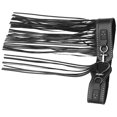 thumbnail image 2 of 1pc Punk Style Leather Tassel Skirt Fashionable Leather Rivet Wide Belt with Tassel (Black Size L 80-98CM (Waist)), 2 of 4