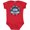 Red, variant on Inktastic Papa's First Mate Boys or Girls Baby Bodysuit