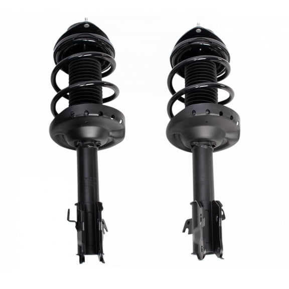TRQ Front Strut & Coil Spring Assembly Set Driver & Passenger Sides Fits Select 14-16 Subaru Forester
