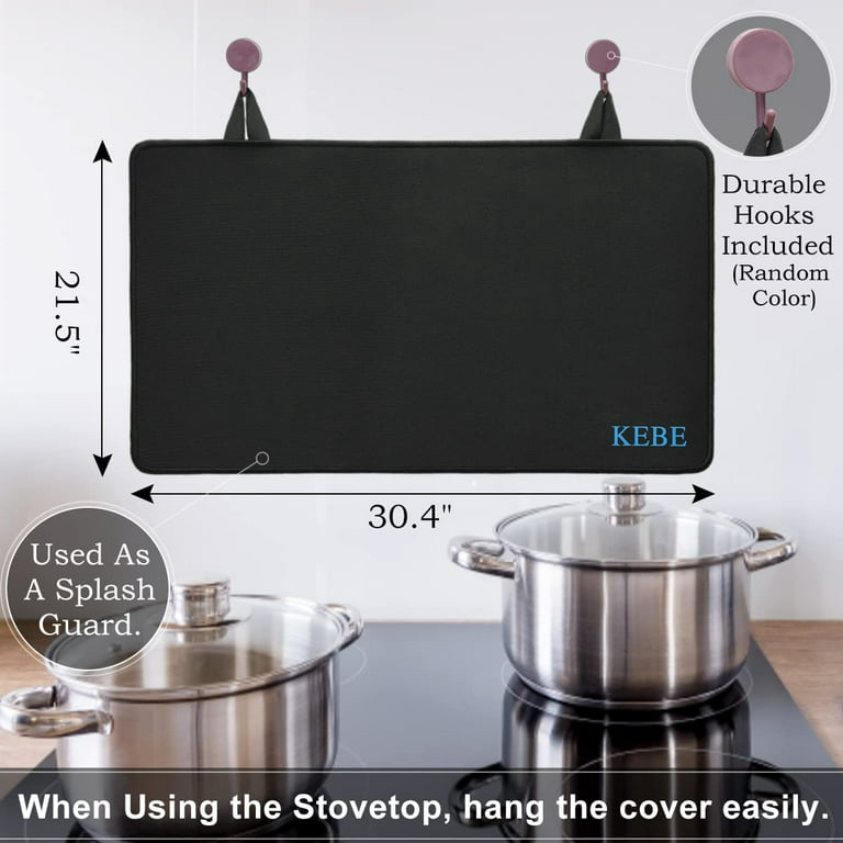 Natural Rubber Panel Protector,Glass Top Stove Cover Protector,Electric Stove Cover,Prevent Scratch,Expand Usage Space,Thickened and Non-Slip