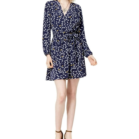 Maison Jules Womens Bird Wrap Dress
