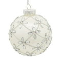 thumbnail image 2 of Kurt Adler 80MM Glass Silver Jeweled Ball Ornaments, 6-Piece Box, 2 of 5
