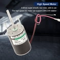 thumbnail image 3 of Motor de CC con escobillas de alta velocidad y gran potencia de 150 W en sentido horario/antihorario para generadores caseros (12 V, 3000 rpm), 3 of 12