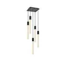 Weston 5 lights pendant in black