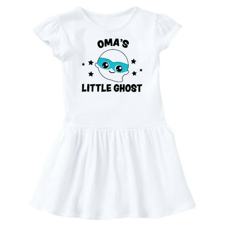 

Inktastic Cute Oma s Little Ghost with Stars Gift Baby Girl Dress