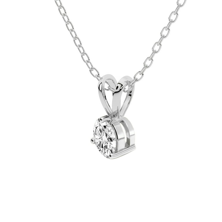 Lab Grown Diamond Pendant Necklace | IGI Certified 1 1/2