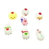 Bescita 7Pcs Christmas Cute Animal Toys Stress Relief Set Slow Rising Fidget Toys Advent Calendar Gift For Kids Adults