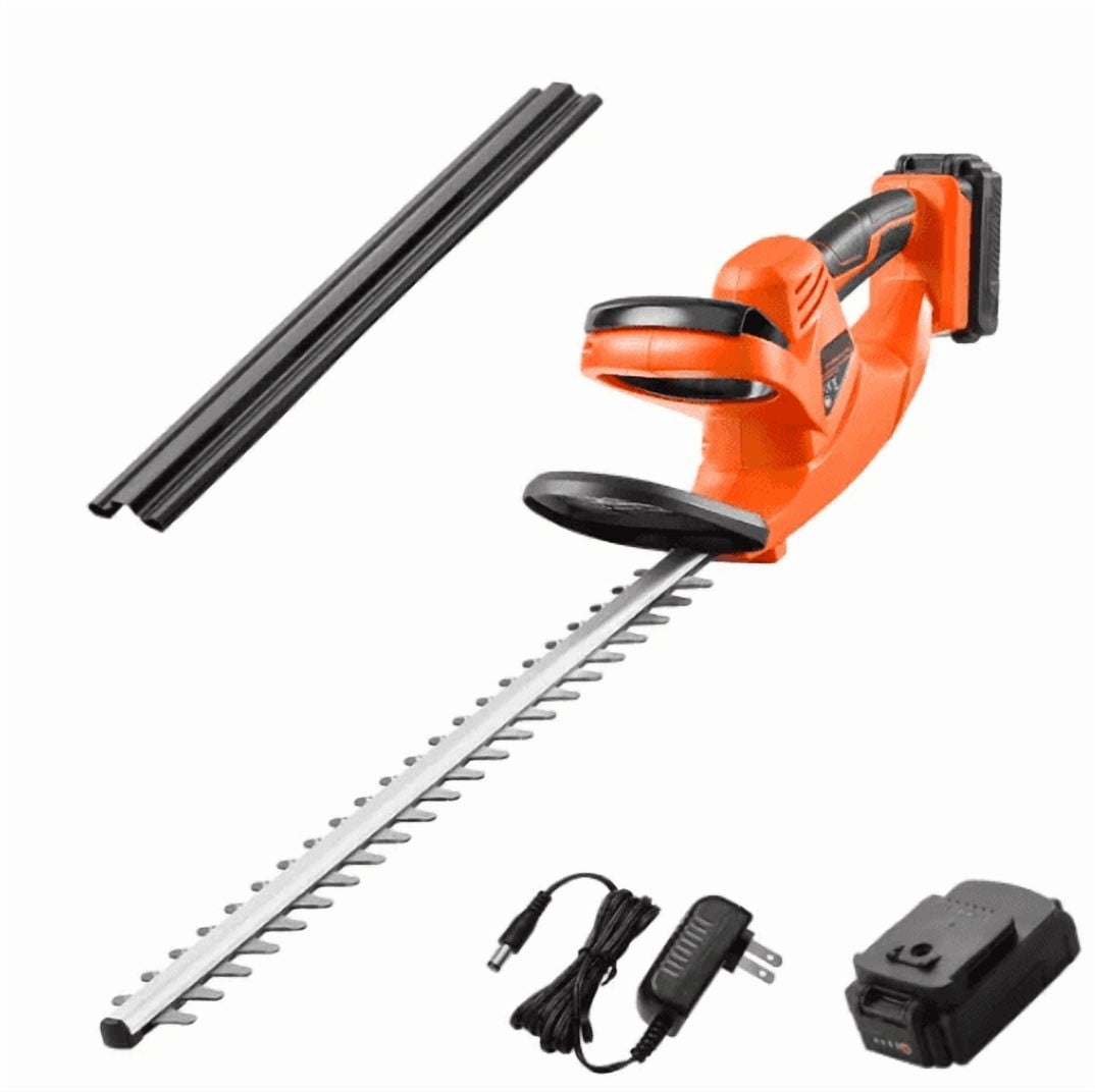 20V Cordless Hedge Trimmer 20-Inch Dual Action Blade 1200 RPM 0.63" Cutting Capacity Low Branch Trimmer with Dual-Switch Safety Lightweight for Yard & Lawn Care