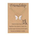 thumbnail image 1 of Butterfly Matching Friendships Necklace Handmade Sweet Enamel Cute Butterfly Best Friend Necklace, 1 of 1
