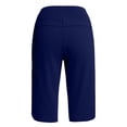 thumbnail image 4 of Tqcoqu Womens Capri Pants High Waisted Straight Leg Yoga Leggings with Pockets Workout Summer Pants,Blue,Women's S-XXXL, 4 of 7