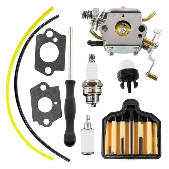 Carburetor for Poulan Pro PR5020 Chainsaw - 50cc 2-Cycle Gas Chainsaw Carb Replacement Kit with Air Filter & Tools