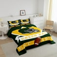 thumbnail image 3 of Erosebridal Green Bay Soccer City Bedding Comforter Set, American Football Down Comforter, Vintage Rugby Reversible Comforters & Duvets, Microfiber Room Decorative, 2pcs, 3 of 8