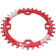 thumbnail image 2 of Bienvenido Lebycle Rueda de cadena de bicicleta de montaña 34T Aleación de aluminio inoxidable Disco de dientes positivos y negativosRojo, 2 of 8