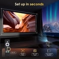 thumbnail image 4 of Proyector con WiFi y Bluetooth, enfoque eléctrico y puntero vertical, soporte 1080P HD 4K, proyector, 4 of 7
