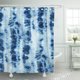 thumbnail image 1 of ABPHQTO Patrón Tie Dye de Color Indigo sobre Cortina de Ducha de Seda Blanca 152x180 cm, 1 of 2