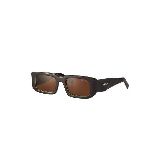 Lentes de sol Prada SPR 06YS 15M-01T Square Shape Abstract Dark Brown