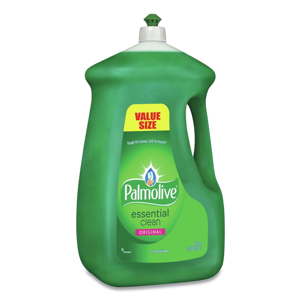 Dishwashing Liquid Original Scent, Green, 90 oz Bottle, 4/Carton