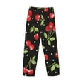 thumbnail image 5 of Fotbe Men'S Sweet Red Cherryclassic Pajama Pants With Elastic Waist And Drawstring Pockets，Pajama Pants Mens Lounge Pants Super Soft, 5 of 9