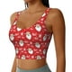 thumbnail image 2 of Fotbe Merry Christmas Santa Claus A Sujetador Deportivo Largo sin Aros para Mujer con Almohadillas y Soporte Medio, Transpirable y Absorbente, Camiseta Tipo Chaleco o Tank Top-XX-Large, 2 of 8