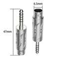 thumbnail image 2 of New Headphone Jack 4.4MM Balanced Male Audio Plug HIFI Audio Connector Headset Adapter VH303G, 2 of 5