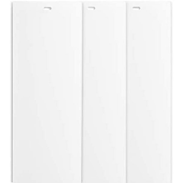82.5" White Vertical Replacement Blinds Slats Sliding Door Window (3