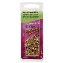 Hillman Anchor Wire 3/4 In. 16 ga 1.5 Oz. Brass Plated Steel Escutcheon Pins