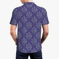 thumbnail image 5 of Rocae Lavender Flowers for Men's Short Sleeve Polo Shirt, Quick Drying Performance Moisture Wicking Sports Men's Golf Shirt X-Large, 5 of 9