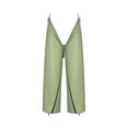 thumbnail image 1 of Waterproof Rain Pants Zipper Closure Leg Cover with Reflective Strip Lightweight Green, 1 of 9