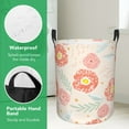 thumbnail image 2 of XMXT Collapsible Laundry Basket, Cute Red Flowers Pattern Waterproof Laundry Hampers Storage Baskets Dirty Clothes Hamper, 62L, 2 of 8