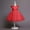 Red, variant on Herrnalise Girls Baby Long Skirt Solid Princess Bowknot Performance Dress Skirt Dress