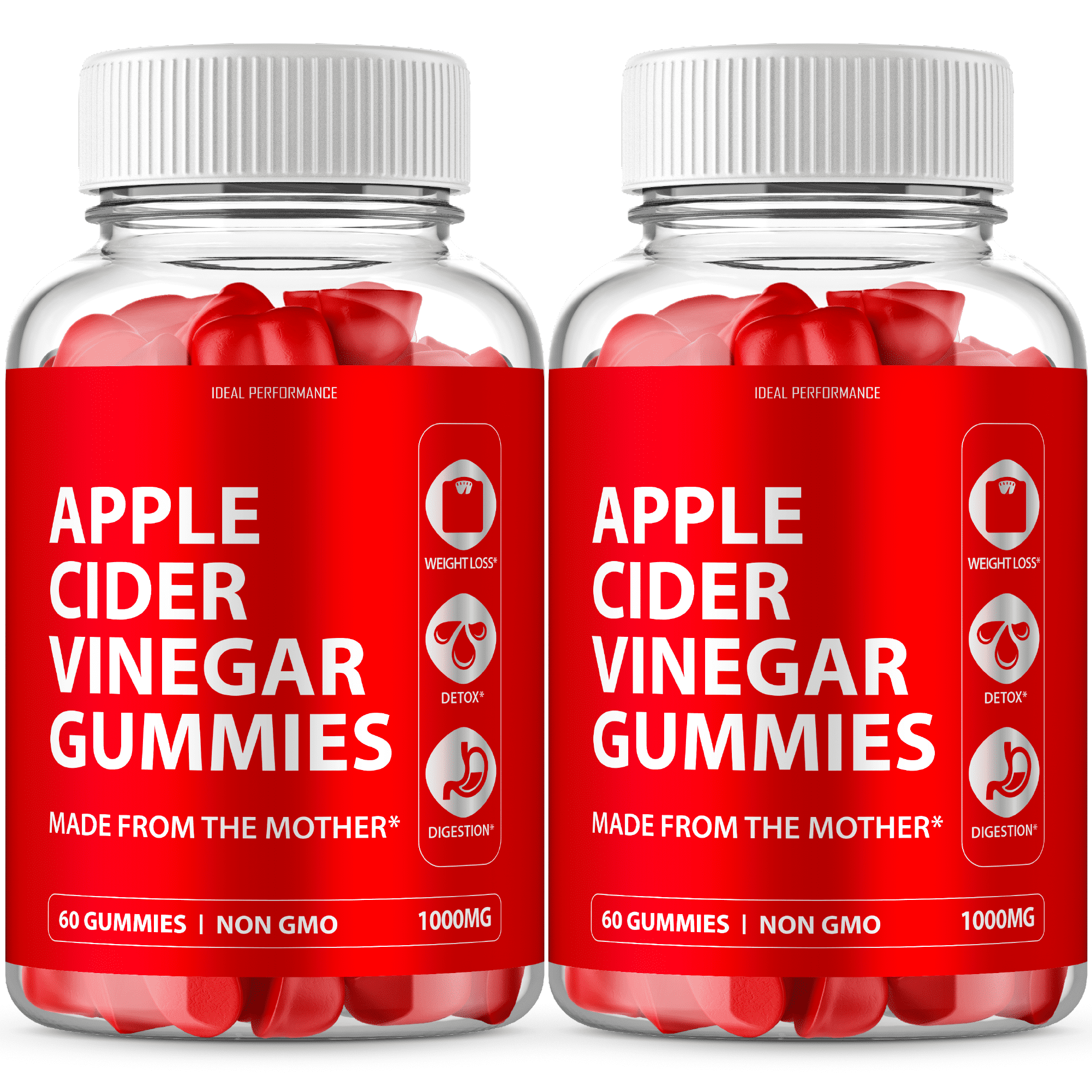 ACV With The Mother Diet Gummies for Digestion, Weight Loss (120