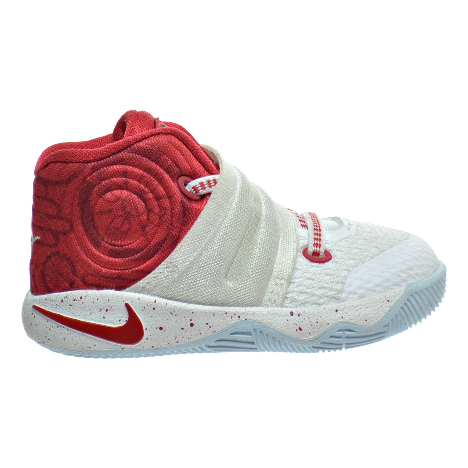 kyrie shoes white and red