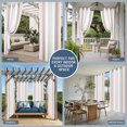 thumbnail image 5 of Pink Striped Outdoor Curtains for Patio Waterproof,Windproof Privacy Curtains with Weighted Bottom,Modern White Striped Abstract Art Aesthetics Outside Drapes for Picnic Garage Yard 54"x84" 2 Panel, 5 of 8