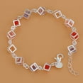 thumbnail image 2 of Nueva pulsera de plata de ley 925 con cuentas, cadena romántica de alta calidad para mujer, regalo de joyería para fiesta de compromiso y boda, 2 of 2