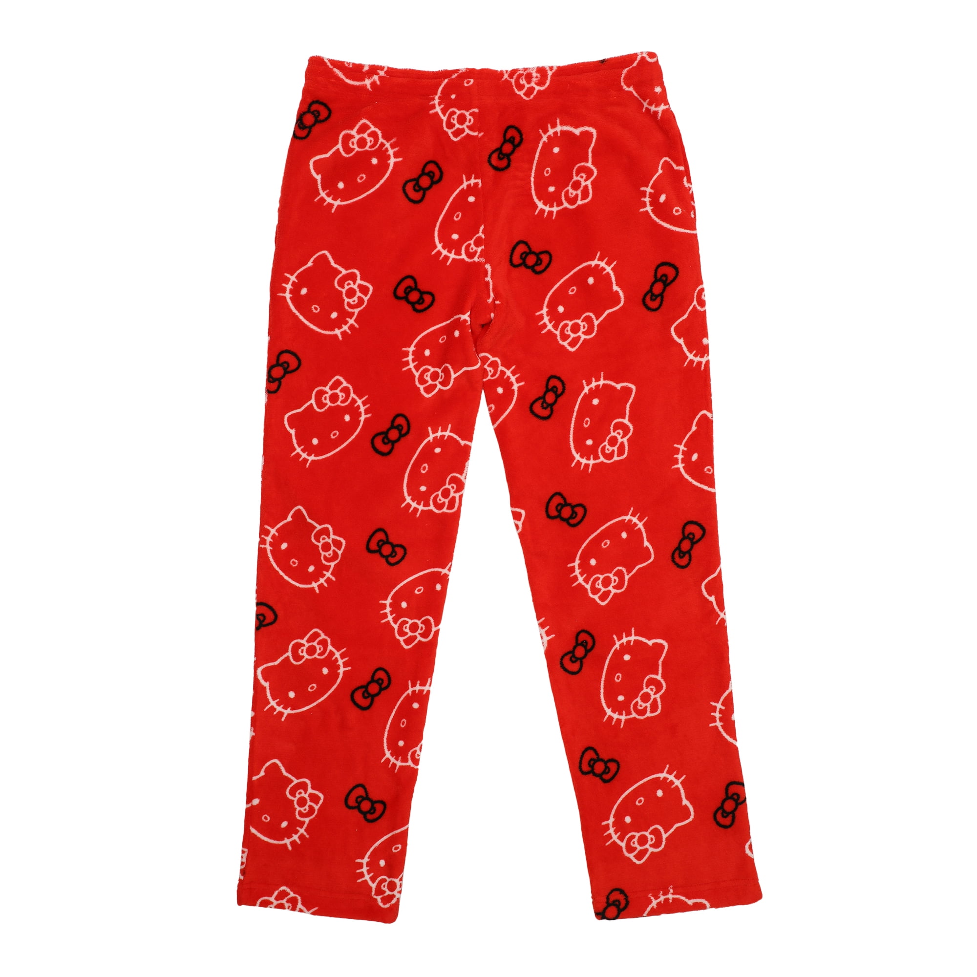 Nissin Cup Noodles X Hello Kitty Red Pajama Pants, RED