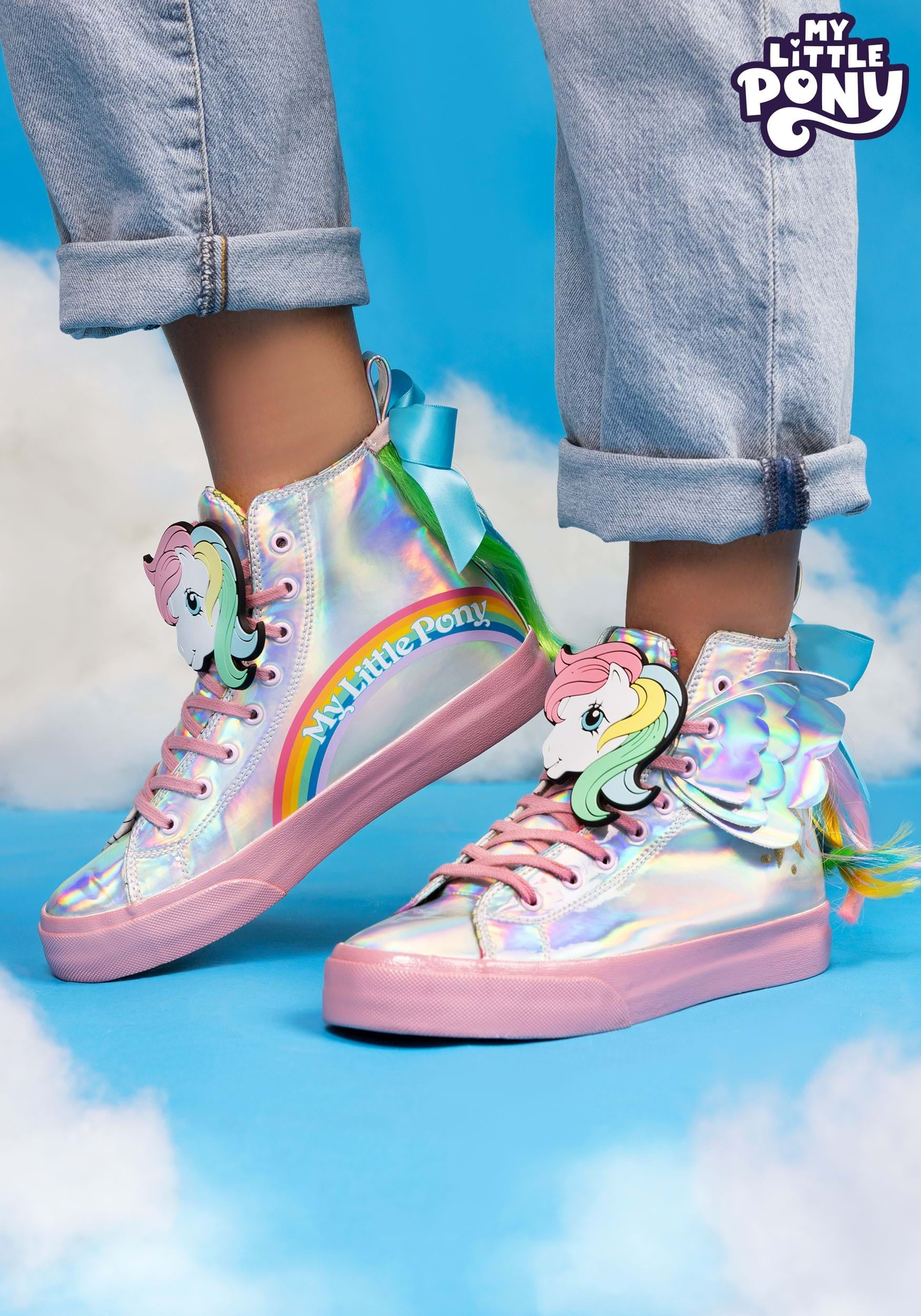 rainbow high tops