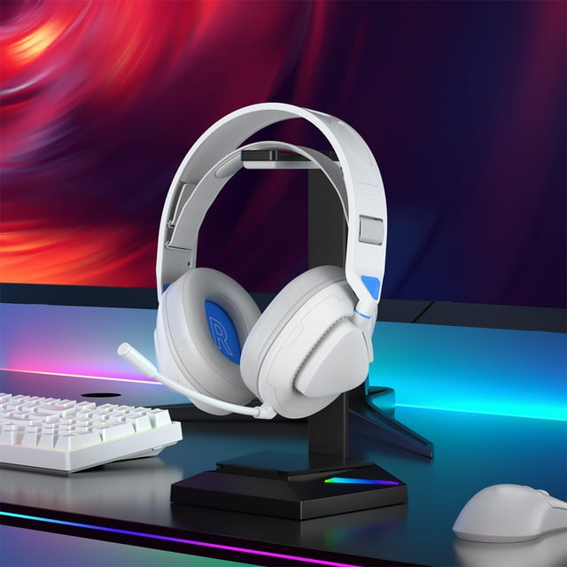 Casque de Jeu Filaire avec 4 Modes, Écouteurs Confortables pour le Jeu