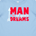 thumbnail image 4 of Inktastic Valentine's Day Man of Your Dreams with a Heart and Arrow Boys or Girls Baby T-Shirt, 4 of 5