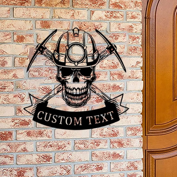 Custom Personalized Coal Miner Metal Sign Coal Miner Metal Wall Art Coal Miner Metal wall Decor Coal Miner Gift Coal Miner
