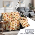 thumbnail image 3 of TSOVTHRID Maple Leaf Print Loveseat Covers 6-Piece Stretch Reclicer Love Seat Covers with Pockets Loveseat Couch Cover Furniture Protector for 2 Seat Couch Sofa, 3 of 7