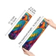 thumbnail image 4 of Naloa Vibrant Parrot Splash Art Ankle Socks for Women Non Slip Socks No Show Socks Classic Low Cut Casual Socks Casual Socks, 4 of 7