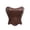 149#Brown, variant on Women Black Corset Tops Satin Summer PU Leather Strapless Bustier Crop Top Gothic Halloween Costumes