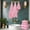 Pink, variant on PALIFEUR Soft Cotton 4 Piece Bath Towels Set for Bathroom Spa Beach Towels, 2 Bath Towels 2 Washcloths Colourful Thick Absorbent Towels Towel Set, 55x27 inch Wash Cloths 29x12 inch Wash Cloths